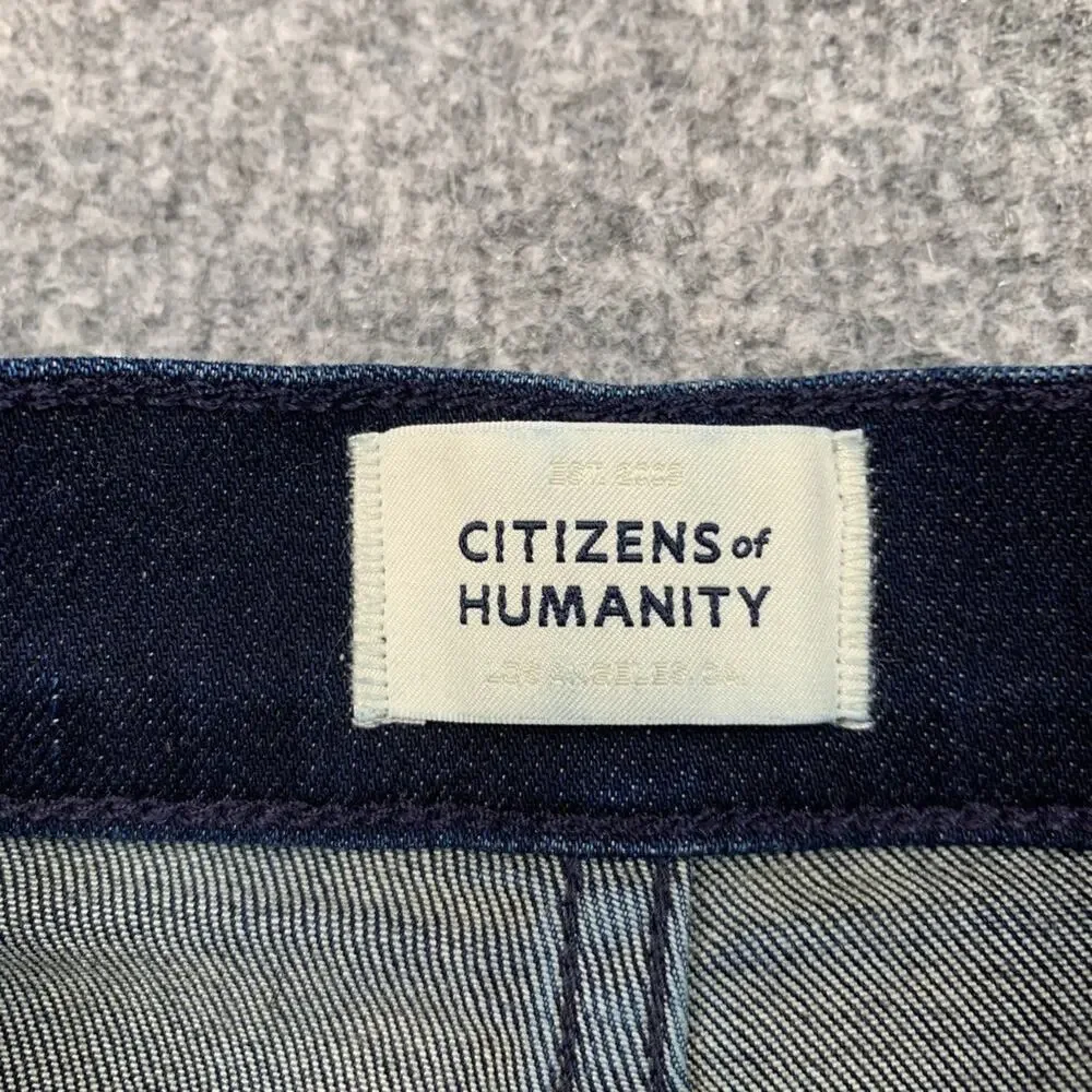 Citizens Of Humanity Jeans Womens 25 Blue Rocket‎ Ankle Super Skinny Mid Rise